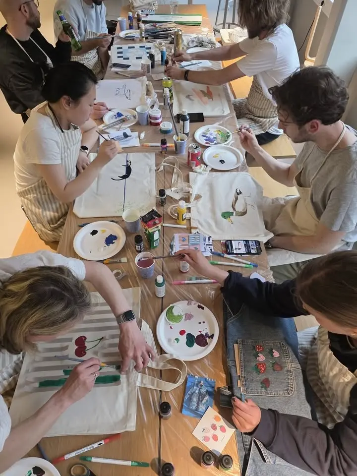 Fabric Painting Workshop 🎨