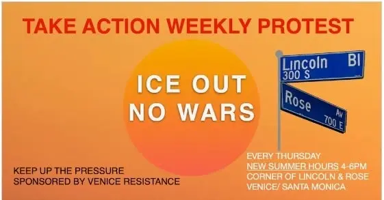 Venice & Santa Monica: Take Back Our Streets Weekly Protest