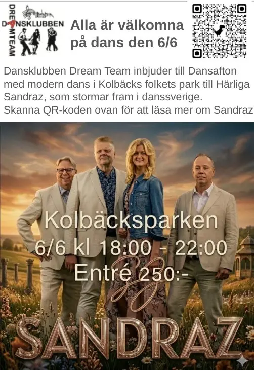 Nationaldagsdans i Kolbäcksparken