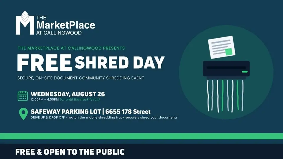 Free Community Shredding Day at Callingwood