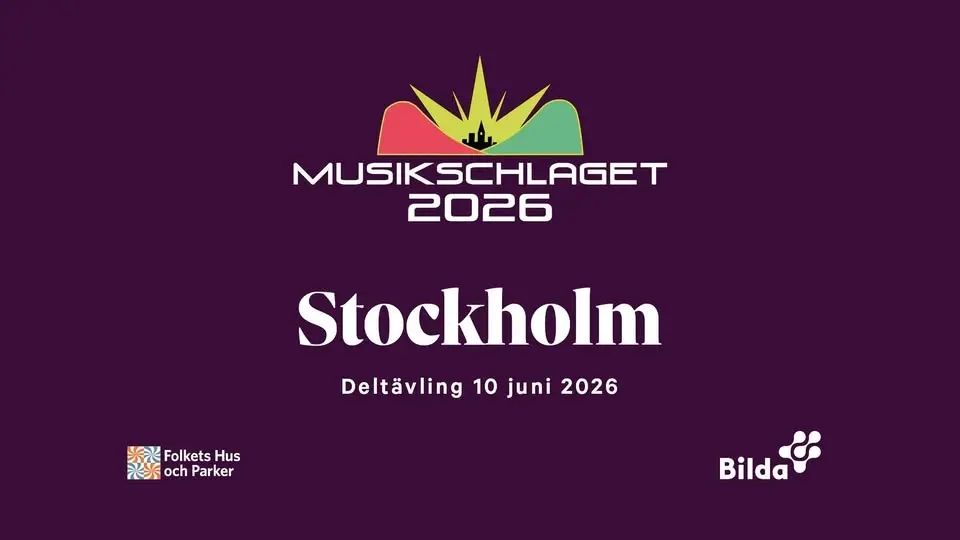 Musikschlaget 2026 - deltävling Stockholm
