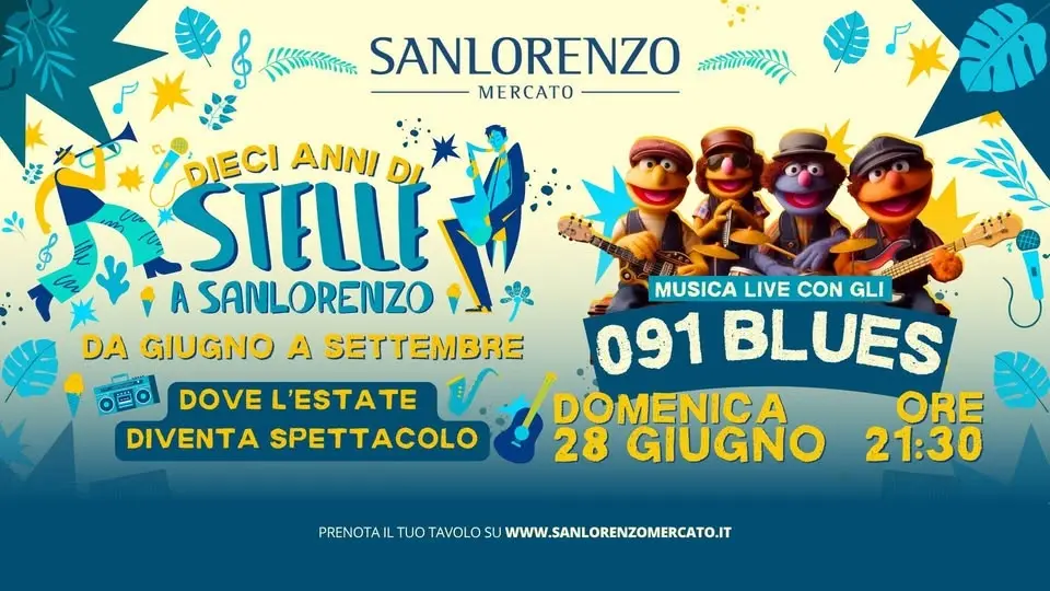 Dom. 28 Giugno | Musica Live con gli 091 Blues