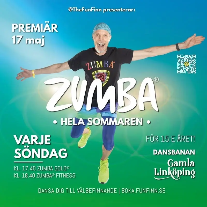 Zumba® i Gamla Linköping - Hela sommaren!