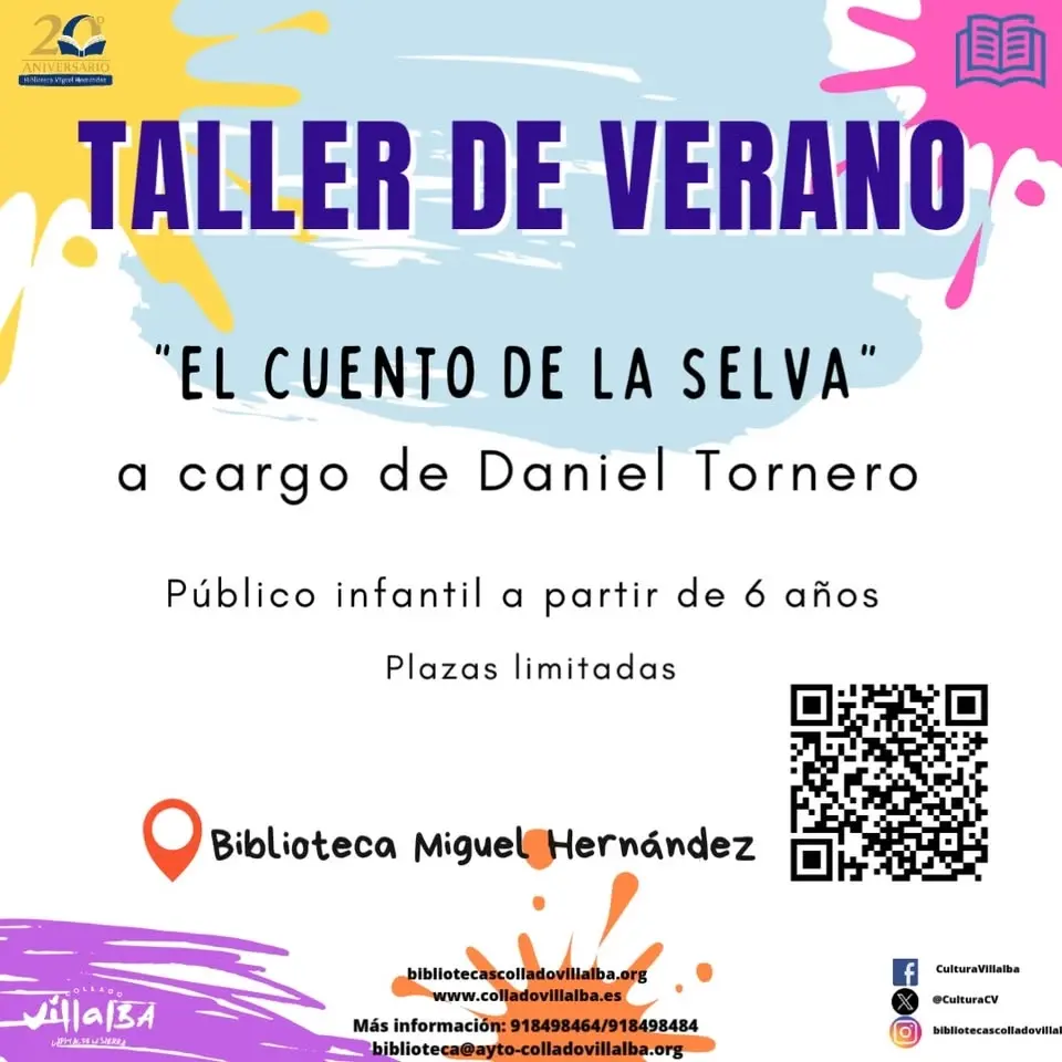 Taller de manualidades "El cuento de la selva" a cargo de Daniel Tornero