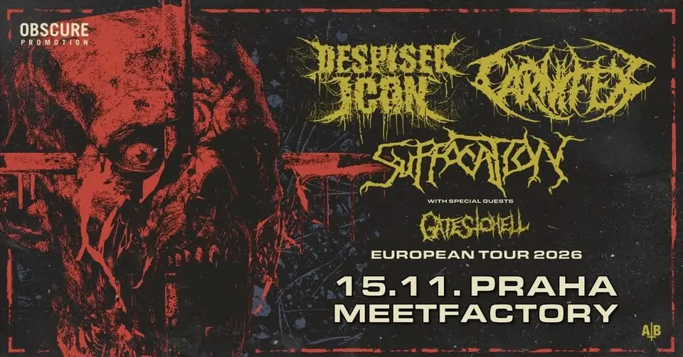 DESPISED ICON, CARNIFEX, SUFFOCATION, GATES TO HELL - Praha