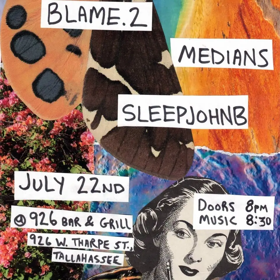 Medians w/ Sleep John B, Blame.2 at 926 Bar - Wed July 22