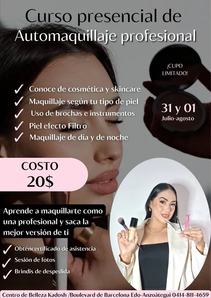 Curso de Automaquillaje presencial