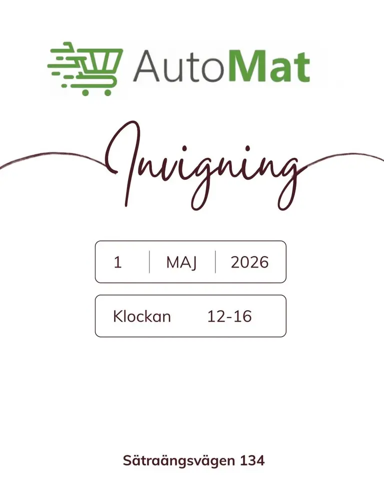 Invigning av AutoMat