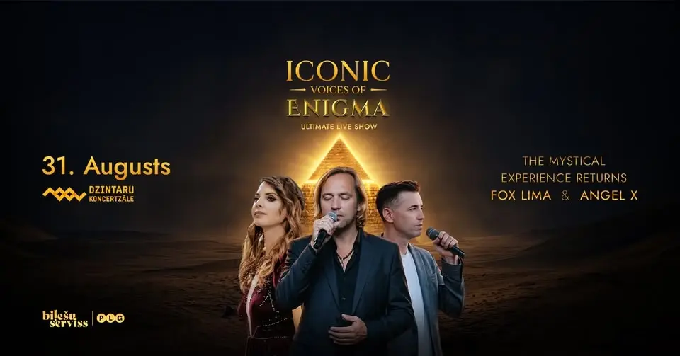 Iconic voices of Enigma | Dzintaru koncertzāle | 31.08.26