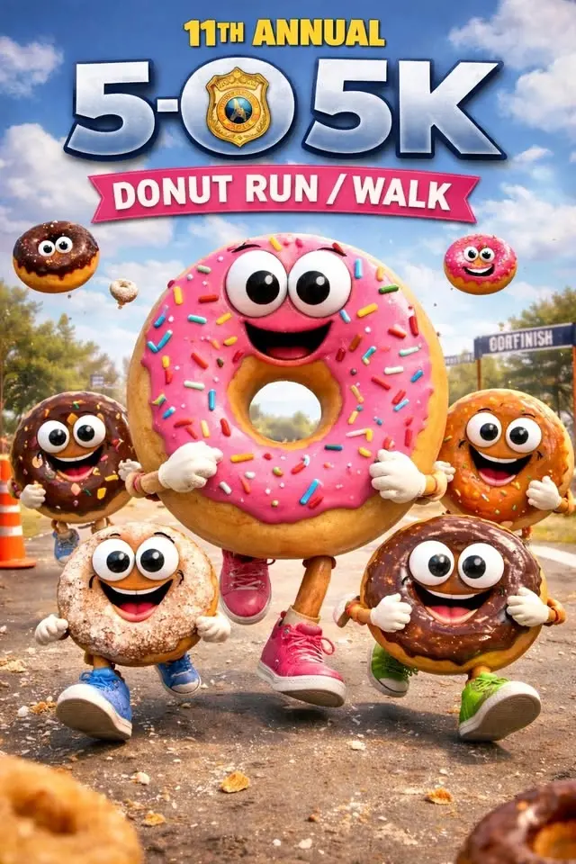 11th Annual 5-O 5K Donut Run/Walk presented by McLanahan Towing & Collision and Teklab Inc.