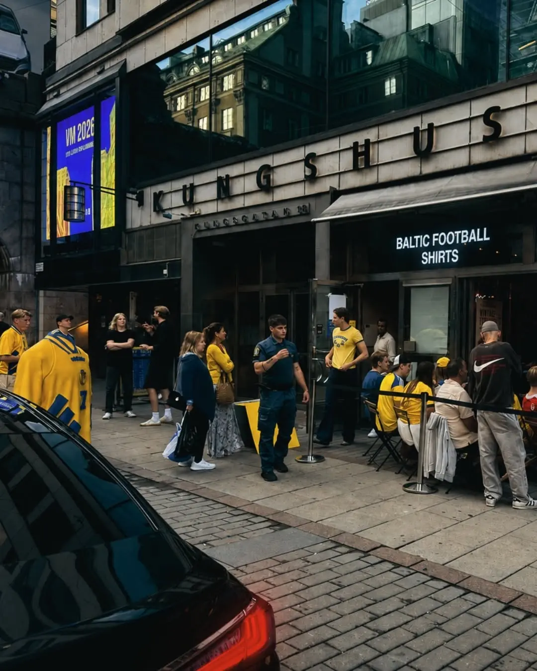 Sverige-Japan live på storbildsskärm