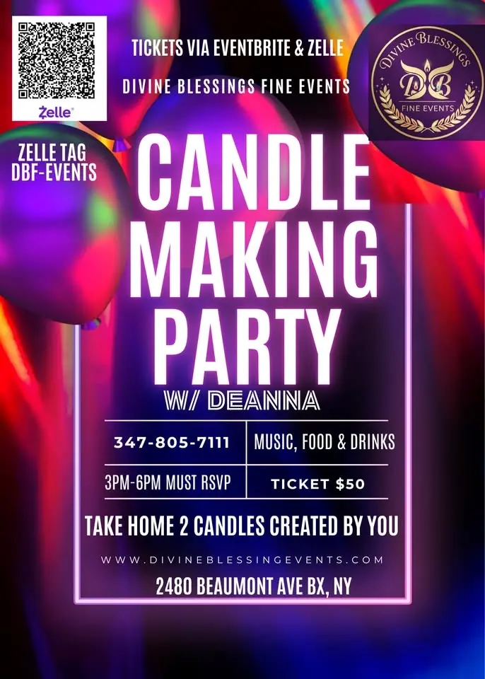 Divine Blessings Candle Making Event Dunch