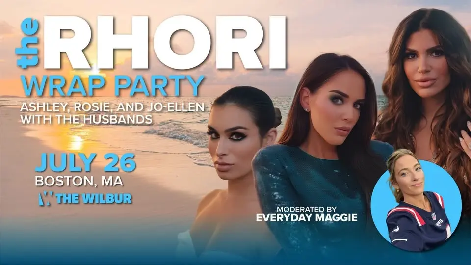 RHORI Wrap Party: Ashley, Rosie, and Jo-Ellen with the Husbands