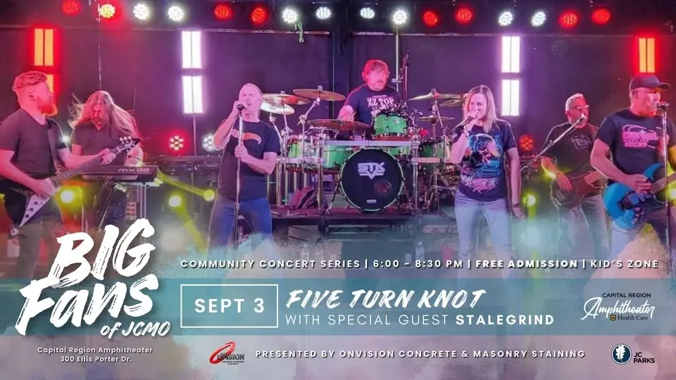 Big Fans of JCMO Summer Concert Series: Five Turn Knot ft. Stalegrind