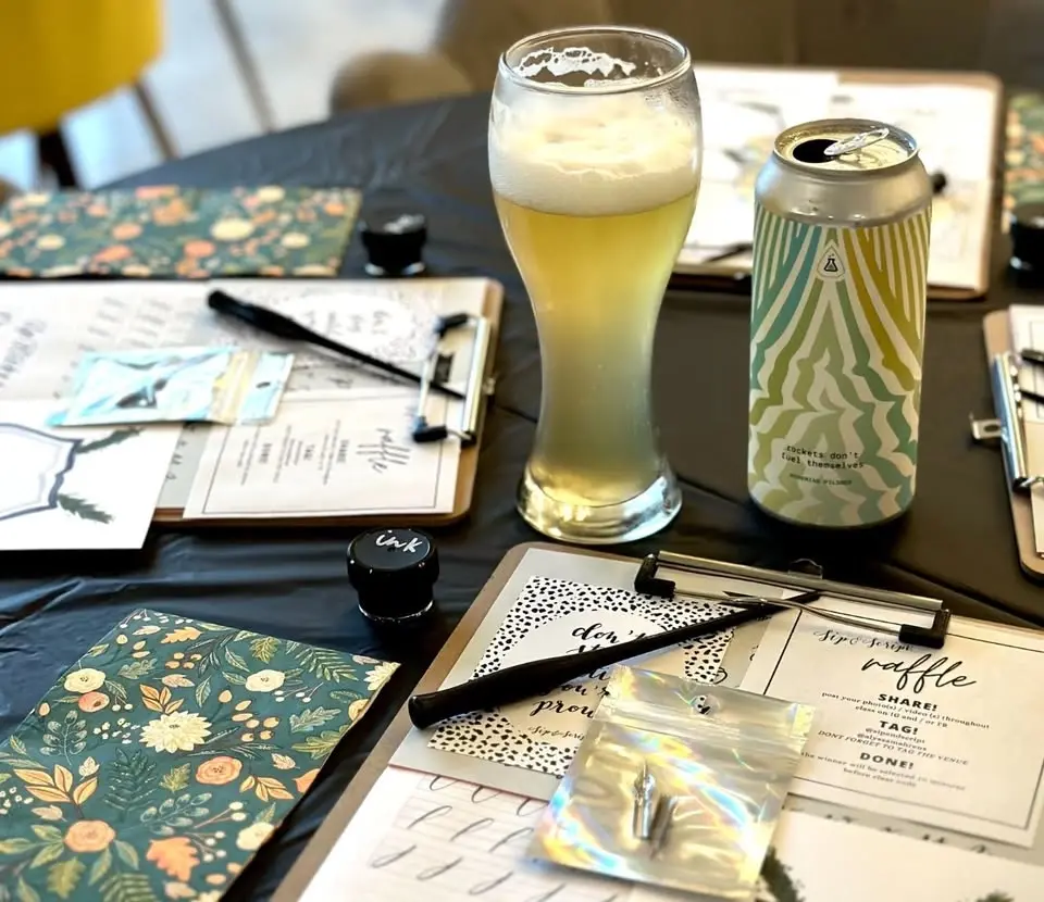 Modern Calligraphy for Beginners @ West Sixth Brewery NULU 