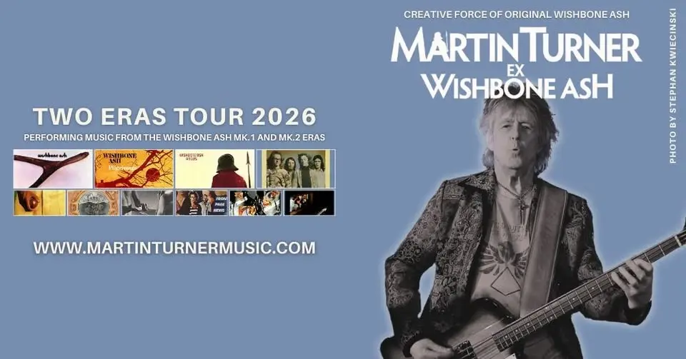 Martin Turner ex Wishbone Ash - Hertford