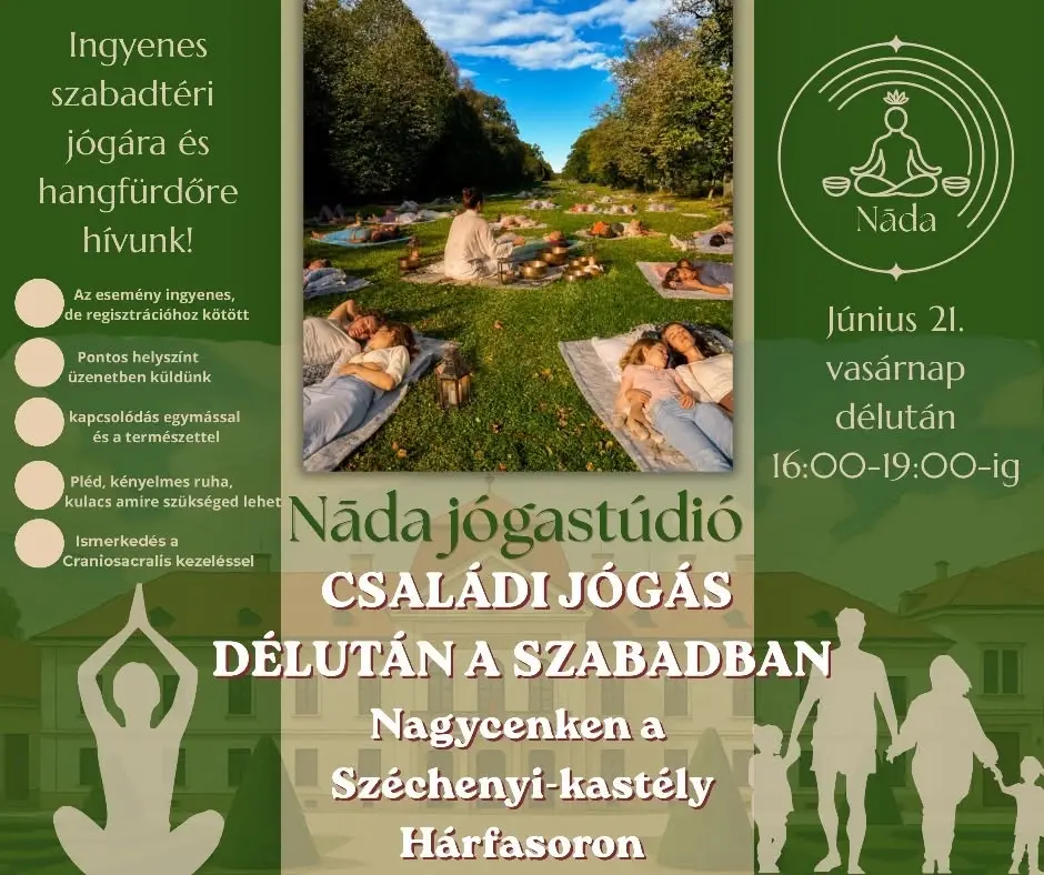 🌿Ingyenes🌿 ✨🧘🏼♀️Családi jóga délután🧘🏼♀️✨