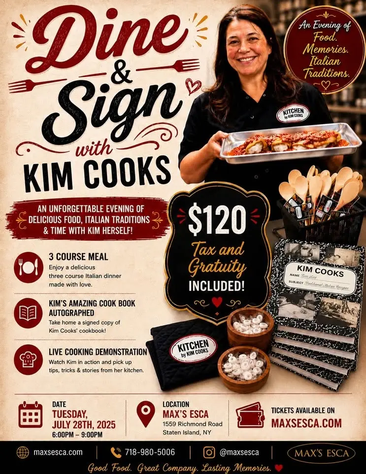 Dine and Sign with Kim Cooks