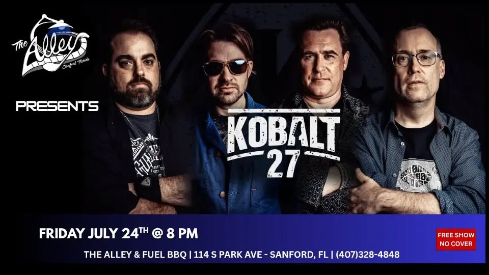 KOBALT 27 | Live Music at The Alley - Sanford | No Cover!