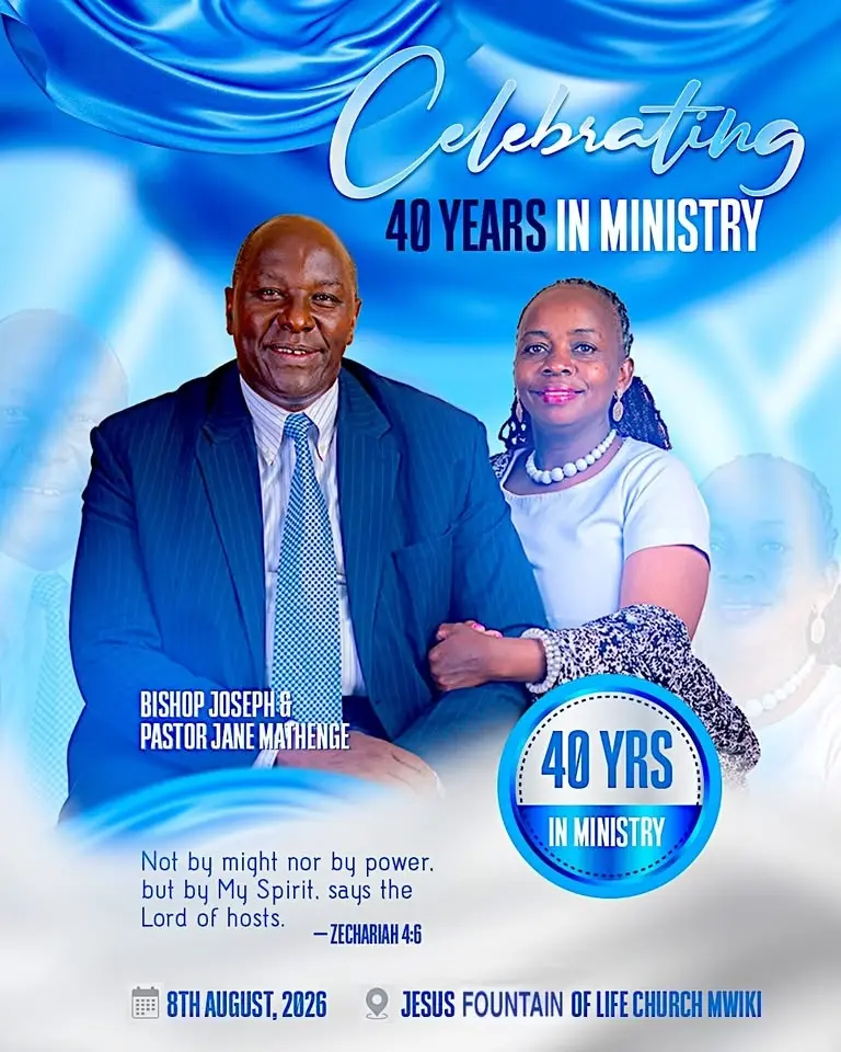 40 YEARS IN MINISTRY CELEBRATION