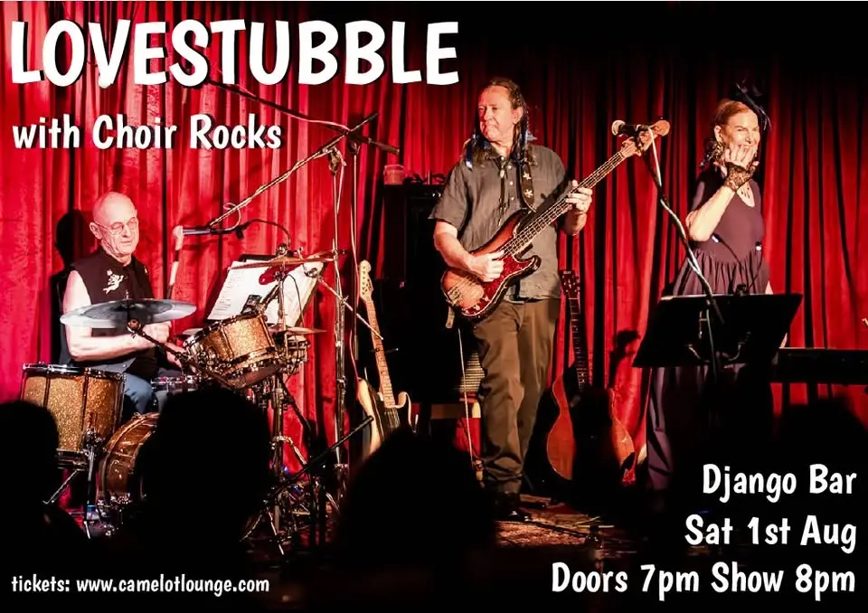 Lovestubble with Choir Rocks at Django Bar Sat. August 1