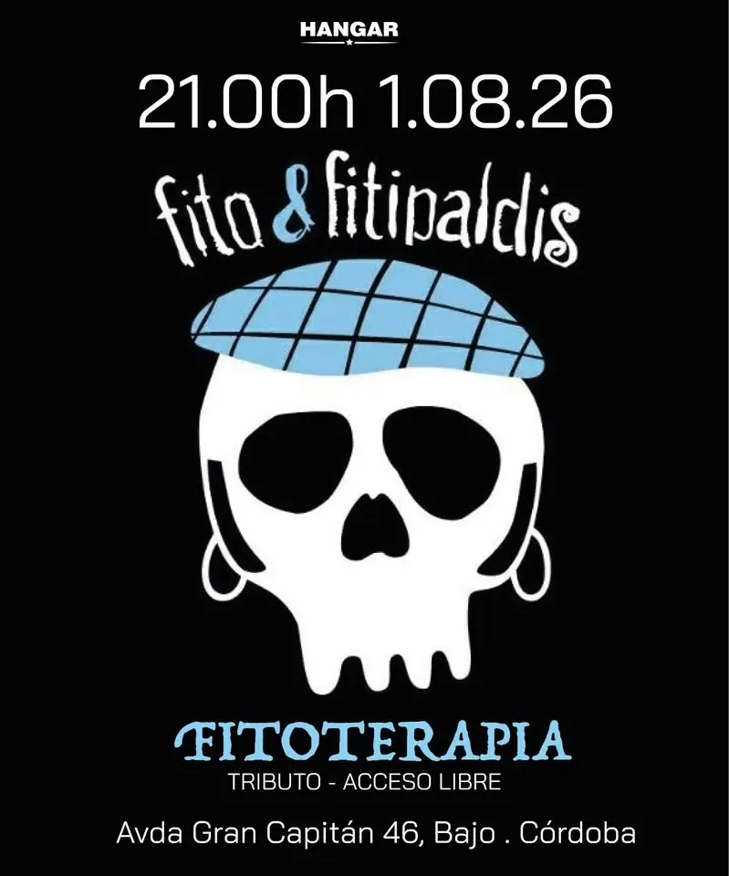 Tributo "Fito & Fitipaldis". Acceso libre.