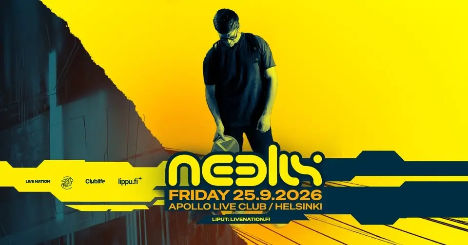 Neelix (DE), Apollo Live Club, Helsinki 25.9.2026