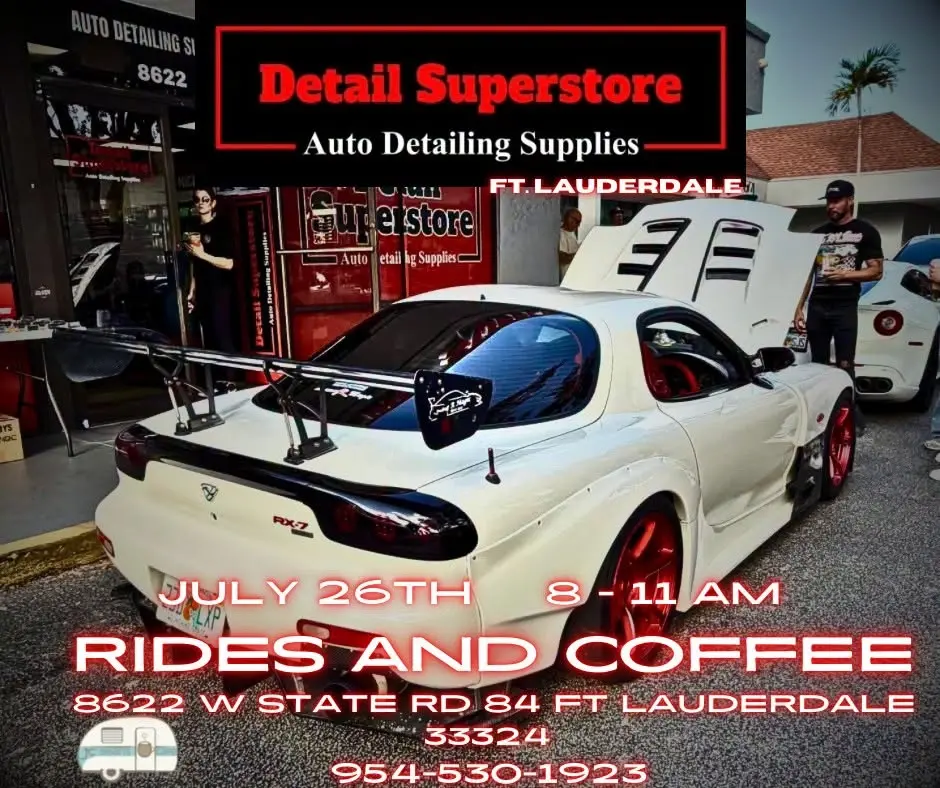 Rides & Coffee at Detail Superstore Ft Lauderdale