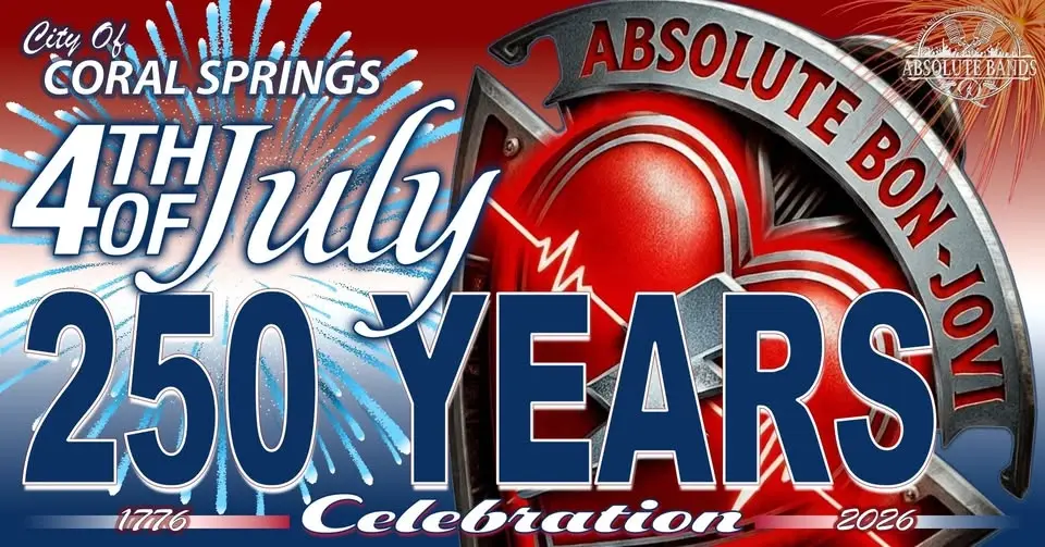 ABSOLUTE BON JOVI at City of Coral Springs 250 Year 4th of July Celebration!!
