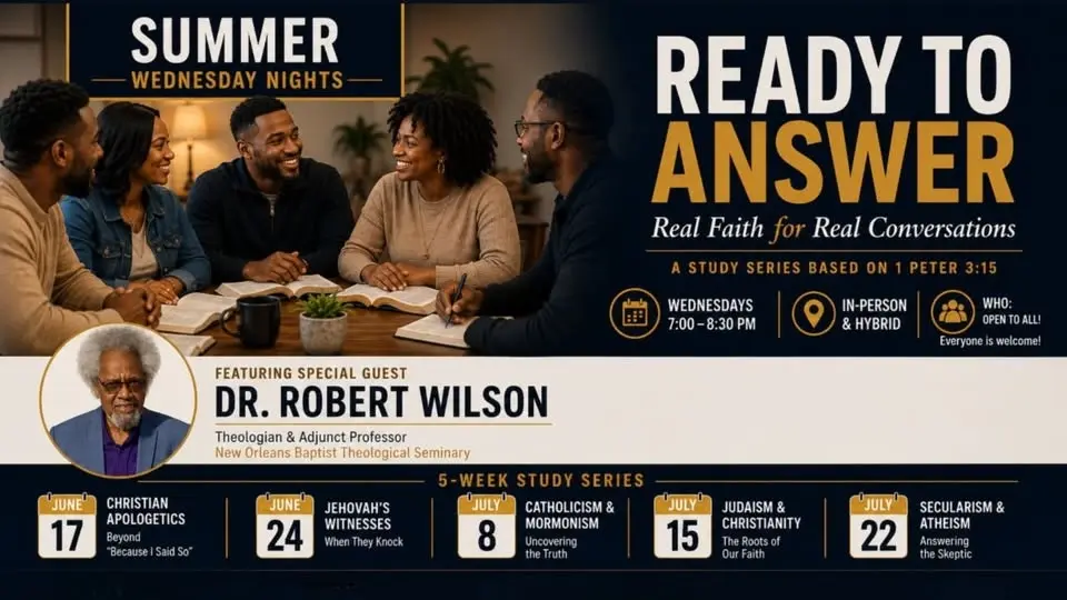 Summer Wednesday Night Study Series