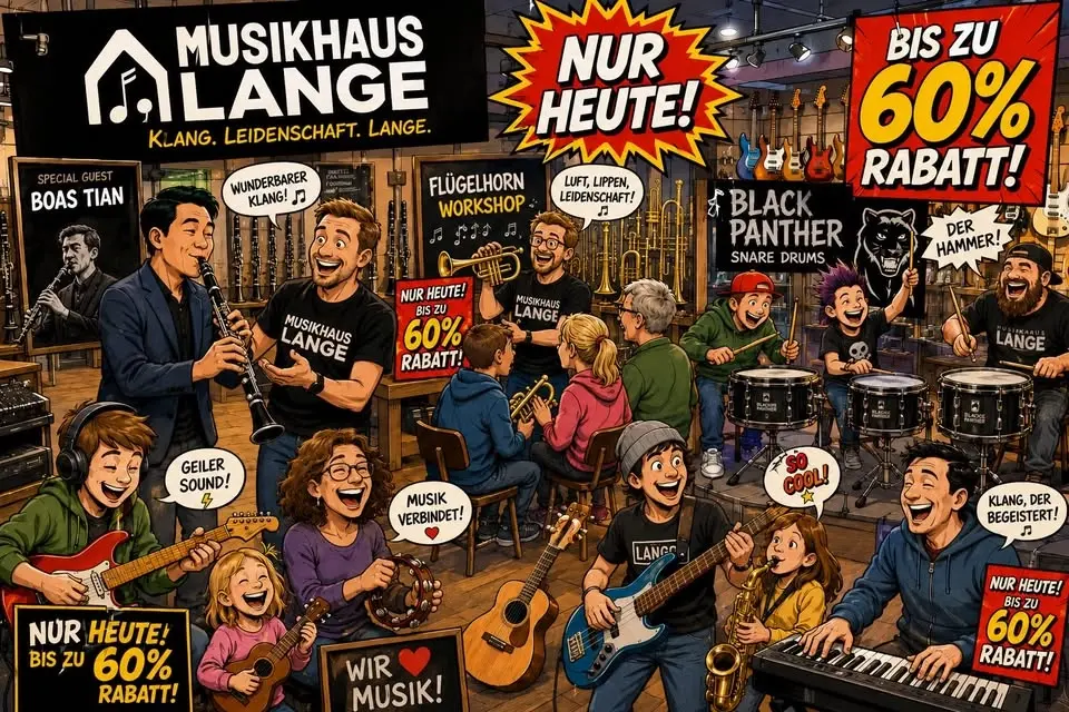 Ein Tag nur für Musiker – Aktionstag bei Musikhaus Lange