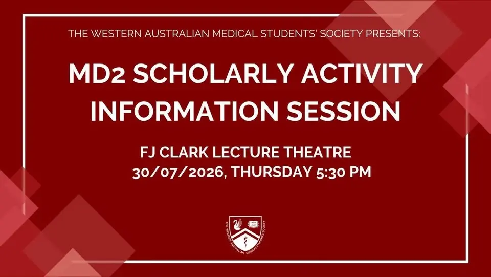 MD2 WAMSS Scholarly Activity Information Session