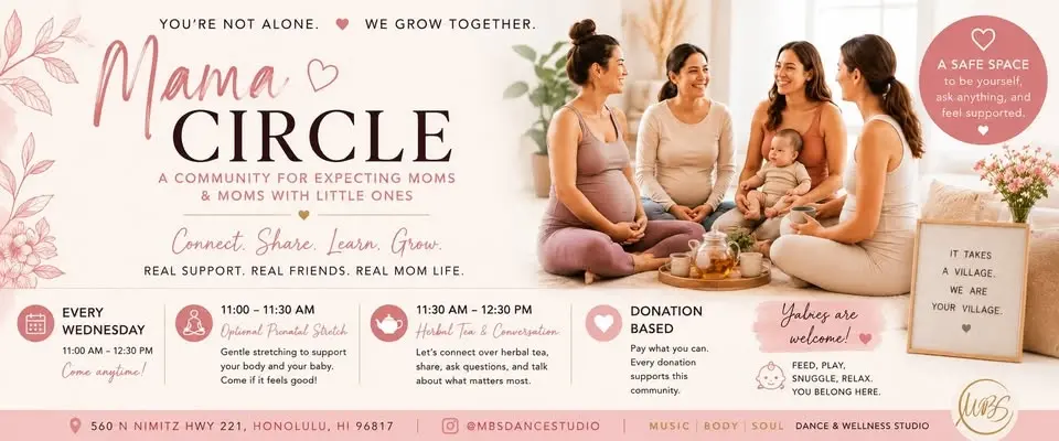 Mama & Pre-Mama Circle 🤍 Stretching and Tea Time