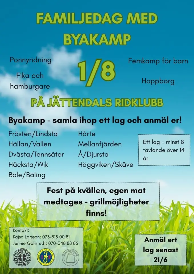 Familjedag med byakamp