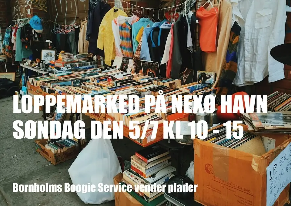 Loppemarked på Nexø Havn 