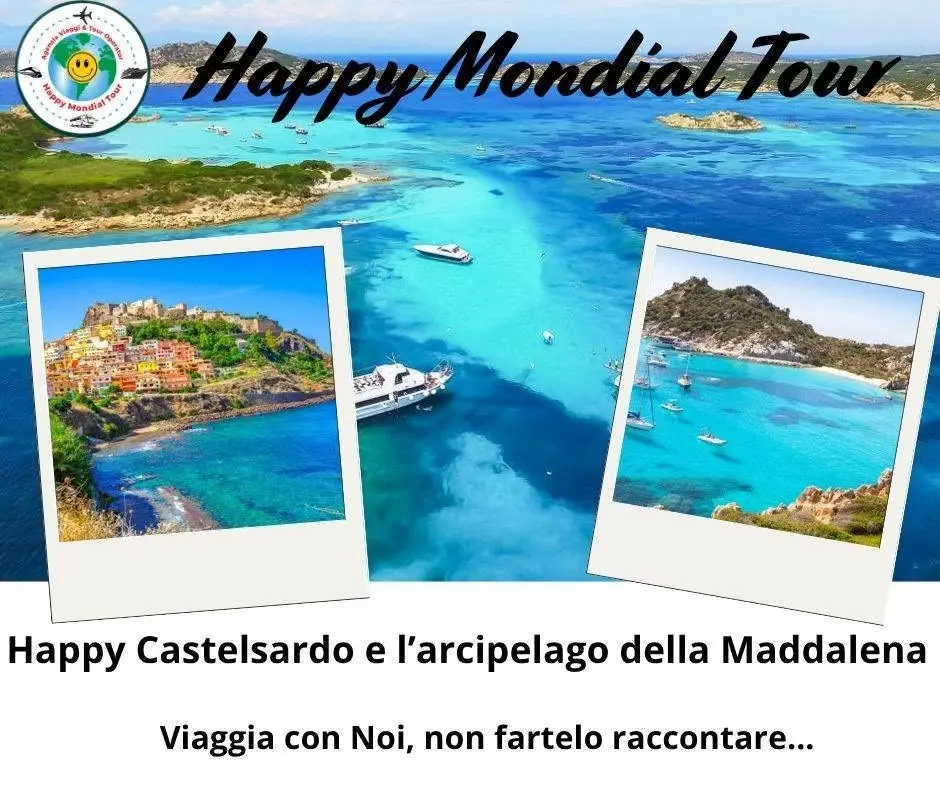 Happy Castelsardo e Arcipelago della Maddalena sabato 4 e domenica 5 Luglio a € 200,00