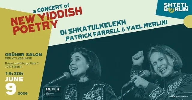 New Yiddish Poetry & New Music Concert