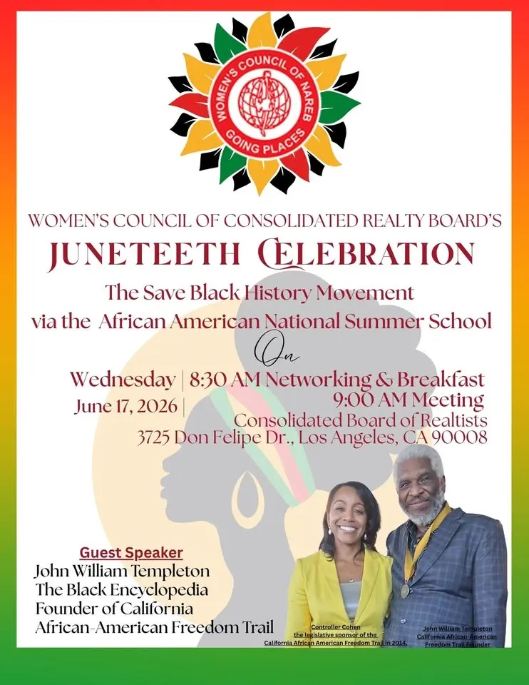Save Black History Movement at Women's Council of Consoldidated Juneteeth Celebration