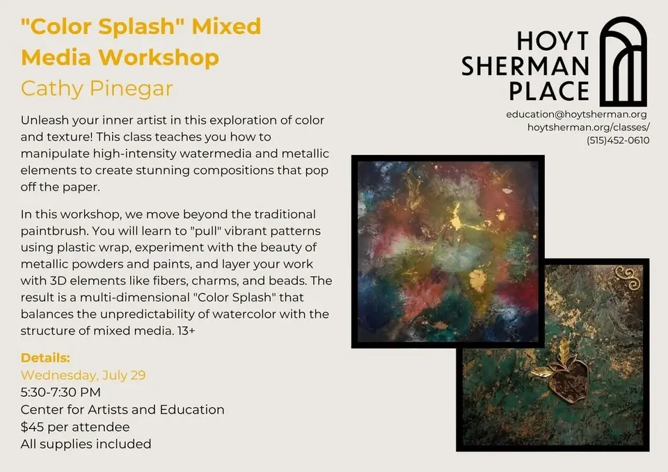 CLASS: "Color Splash" Mix Media
