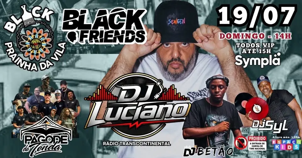 Baile da Black Friends 19/07