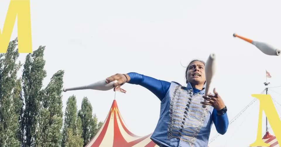 Prova på cirkus med Carlos Lopez