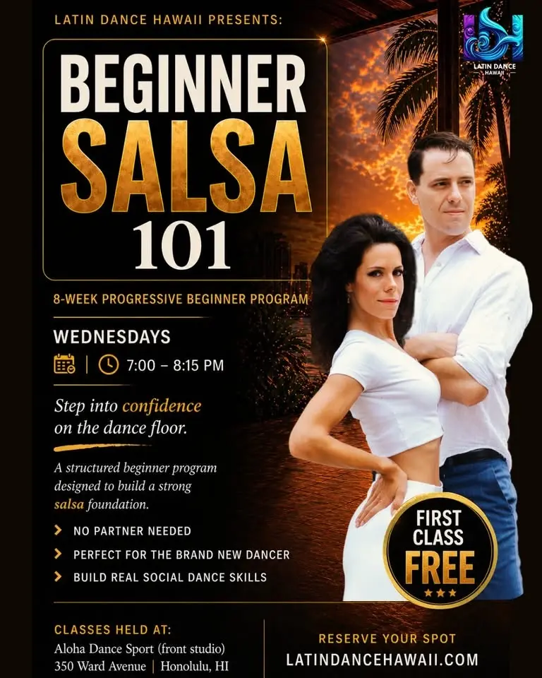 BEGINNER SALSA 101 w/ Latin Dance Hawaii