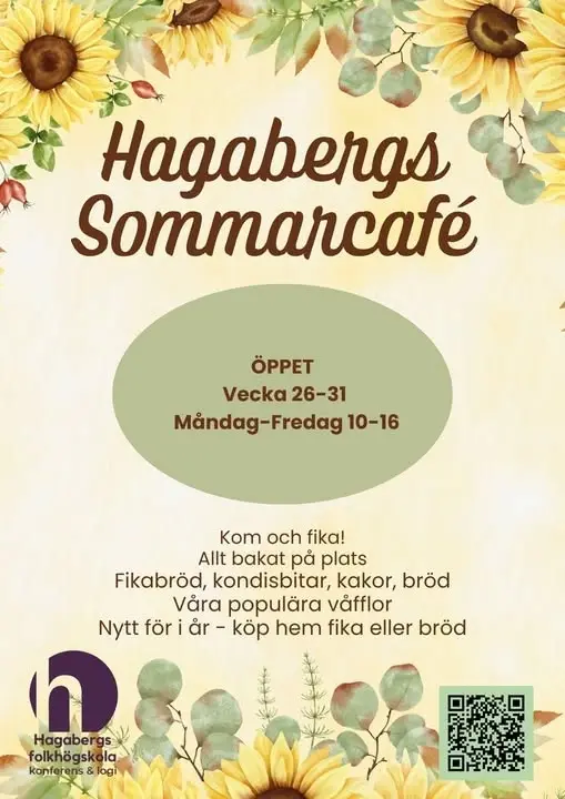 Sommarcafé på Hagaberg