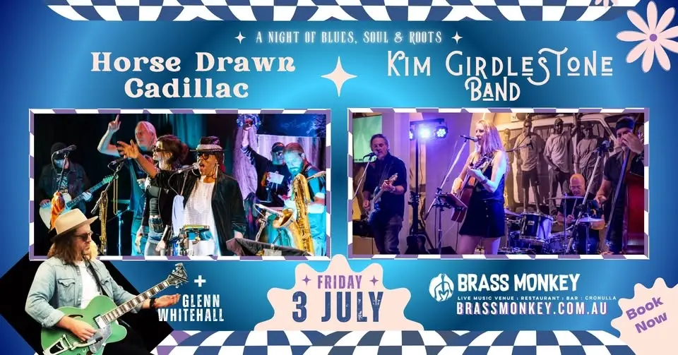 Horse Drawn Cadillac + Kim Girdlestone Band + Glenn Whitehall