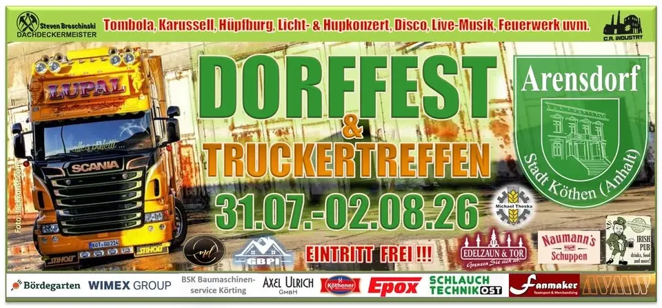 DORFFEST & TRUCKERTREFFEN 2026