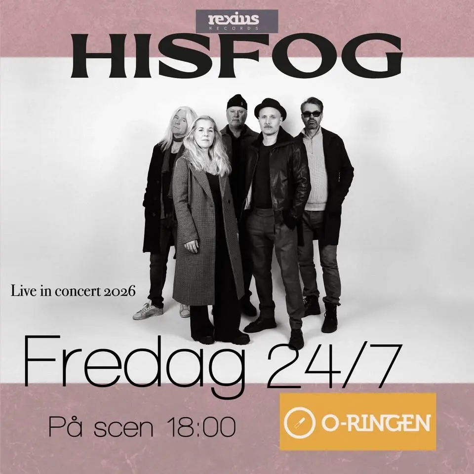 HISFOG live på O-Ringens prisceremoni