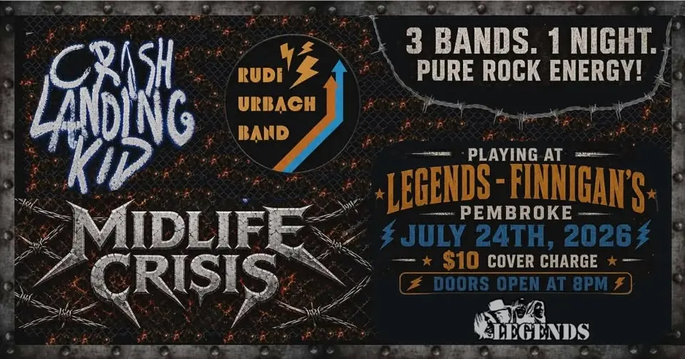 Midlife Crisis , Rudi Urbach Band and Crash Landing Kid