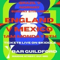 England v Mexico