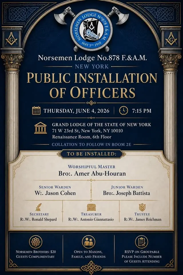 Norsemen's Public Installations of Officers