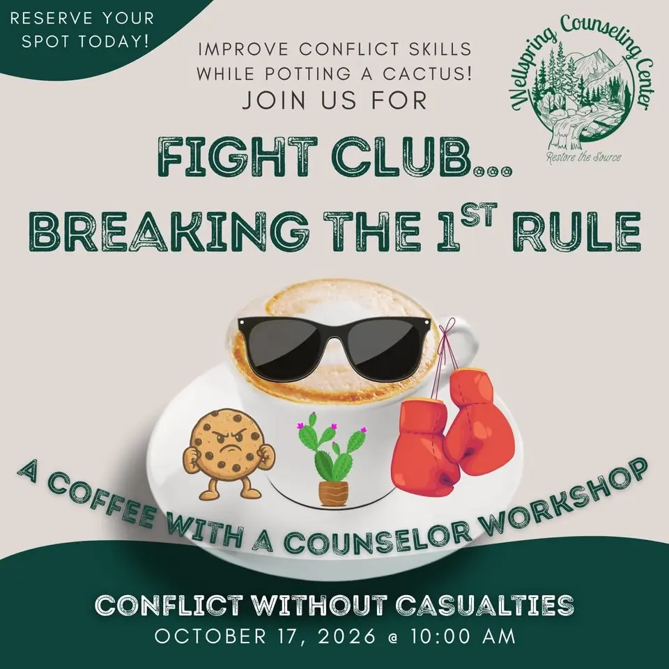 Coffee with a Counselor:  Fight Club... Breaking the 1st Rule, Conflict without Casualties!